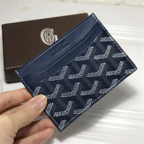 goyard cardholder men|authentic goyard card holder.